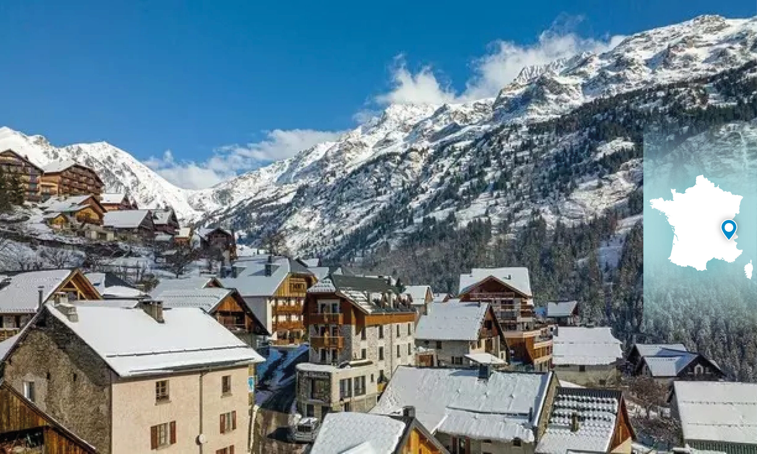 Résidence à Vaujany • Isère • Appartement 3P6 avec balcon 55m²