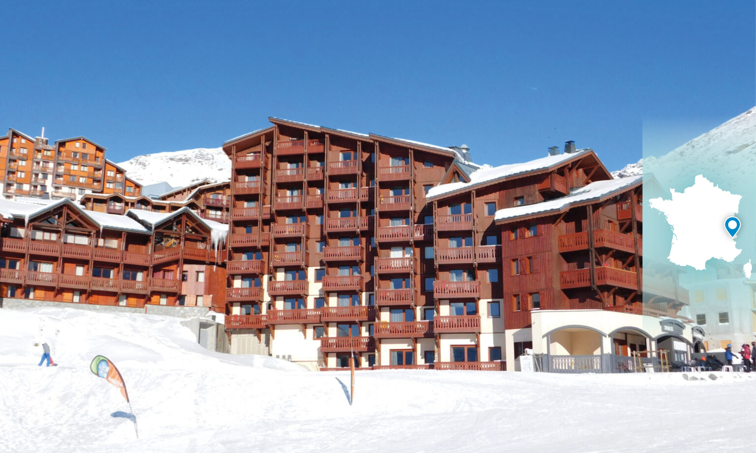 Val Thorens • Savoie • Résidence Montana Soleil Appartement 3 pièces cabine 6 personnes 49m²