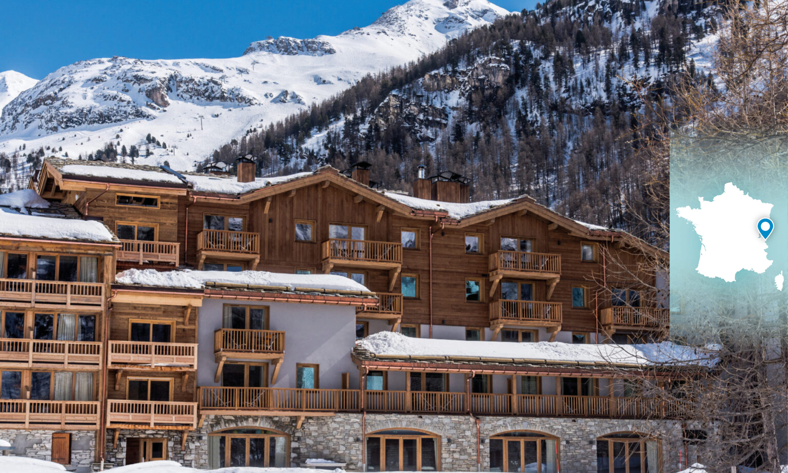 Résidence à Val d’Isère • Savoie • Appartement 4 pièces 6 personnes 80m² (hiver)