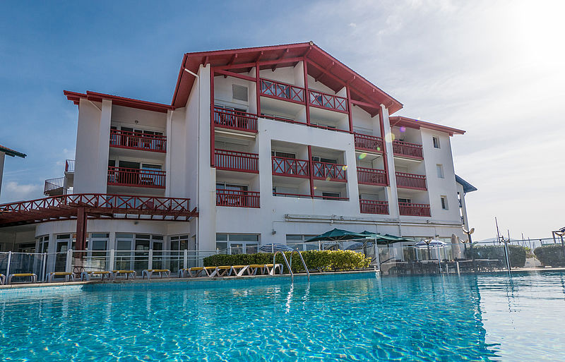 Résidence à Hendaye • Pays Basque • Appartement 2 pièces 6 personnes côté patio(34m²)